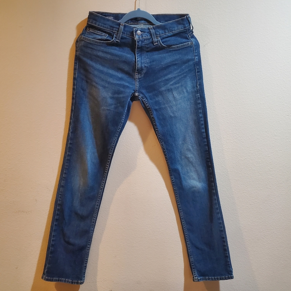 Hollister Men's Blue Jeans Slim - Straight fit size 29 x 32